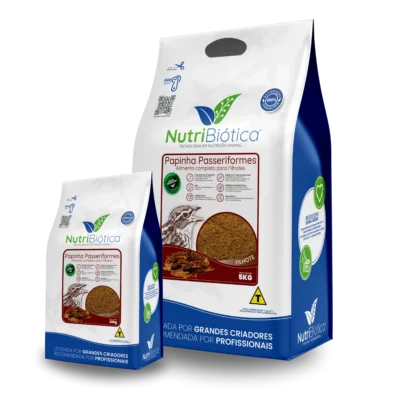 Papinha para Aves Passeriformes NutriBiótica Bugs 300g