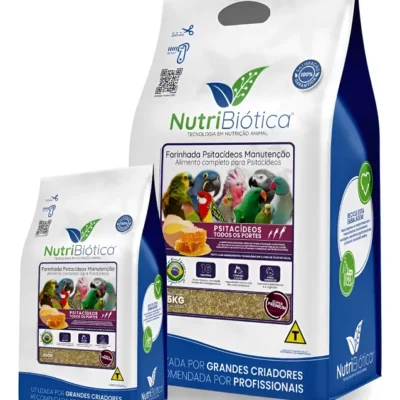 Farinhada Psitacídeos Manutenção NutriBiótica Super Premium 300g