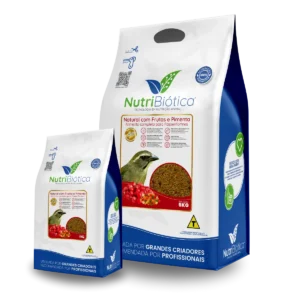 Ração Trinca Ferro Natural Frutas e Pimentas NutriBiótica 300g