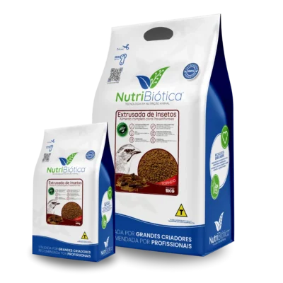 Ração Extrusada de Insetos Torneio NutriBiótica Bugs 300g