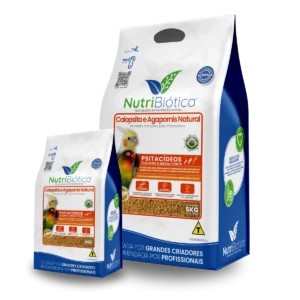 Calopsita e Agapornis Natural NutriBiótica Super Premium 5kg
