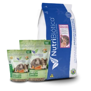 Porquinho da Índia, Chinchila e Coelho NutriBiótica 500g